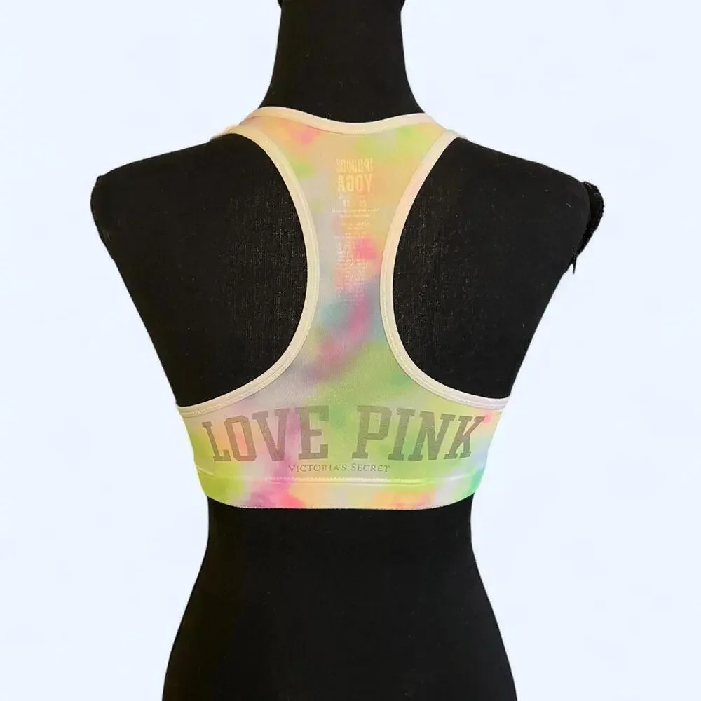 Victoria’s Secret Pink Vintage Yoga padded sports bra Size XS - Picture 3 of 5